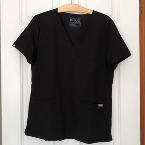Black FIGS Scrub Top